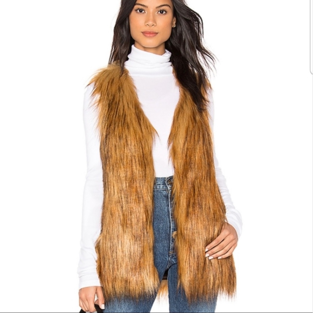 Unreal Fur Ginger Vest